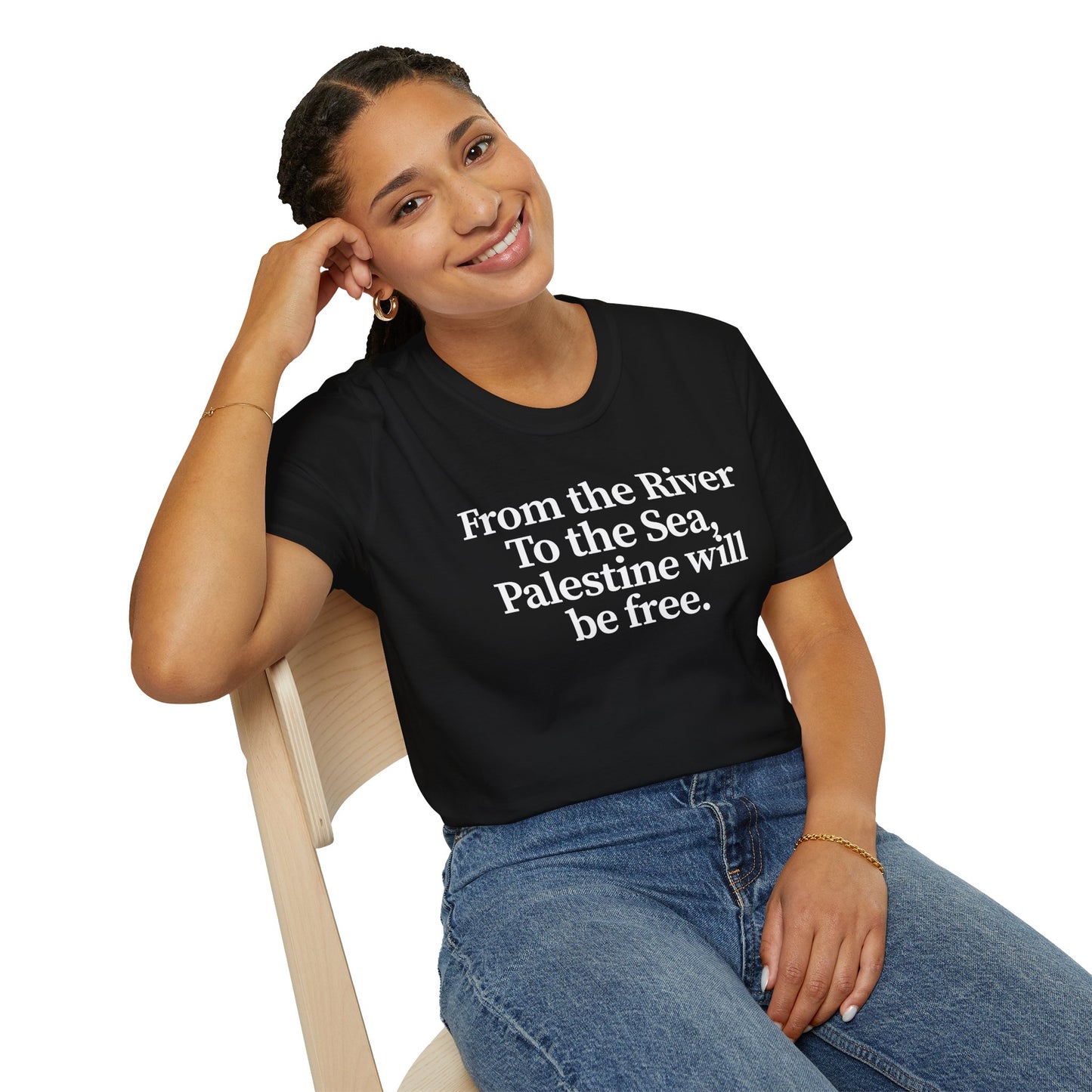 Free Palestine: "From the River to the Sea, Palestine Will Be Free'' Casual Wear, Activist Apparel