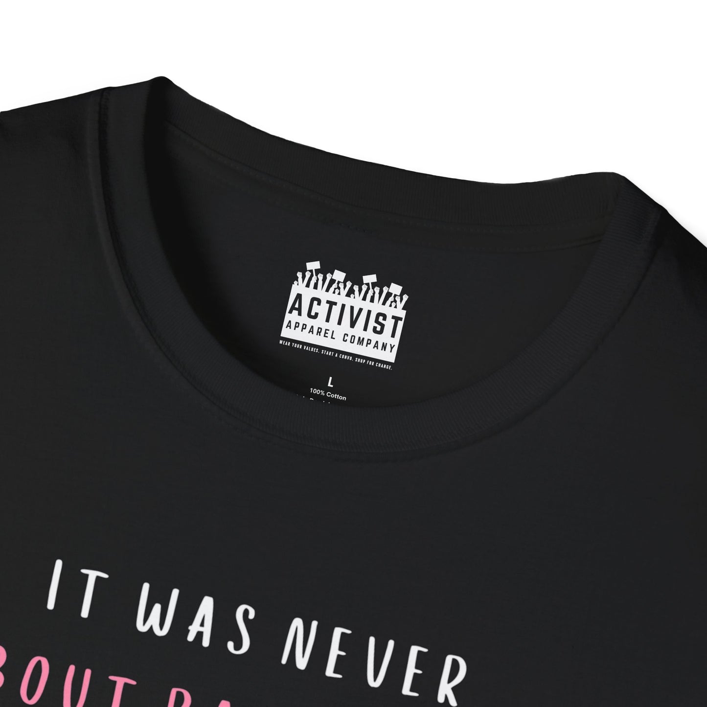 PRIDE: It Was Never About Bathrooms Tee, Unisex Graphic Shirt, Casual Wear, LGBTQ+ Pride Apparel, Social Justice Clothing, Everyday Comfort Tee