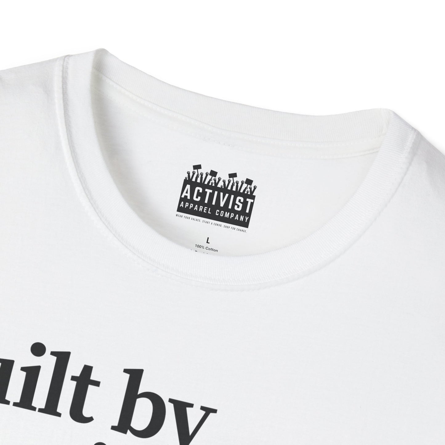 Immigrant Justice: Unisex Jersey Short Sleeve Tee - Built by Immigrants, Inspirational T-Shirt, Casual Wear, Gift for Advocates, Everyday Statement Tee