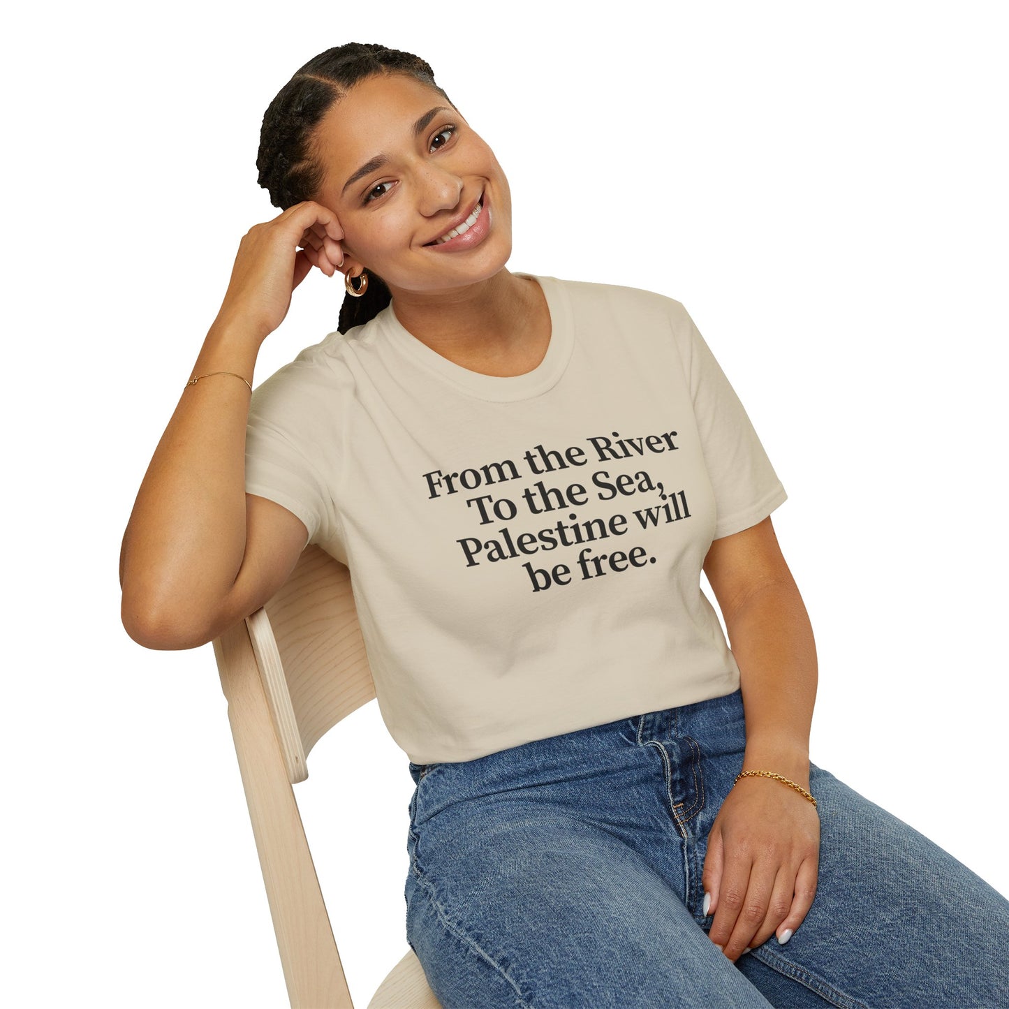 Free Palestine: "From the River to the Sea, Palestine Will Be Free'' Casual Wear, Activist Apparel