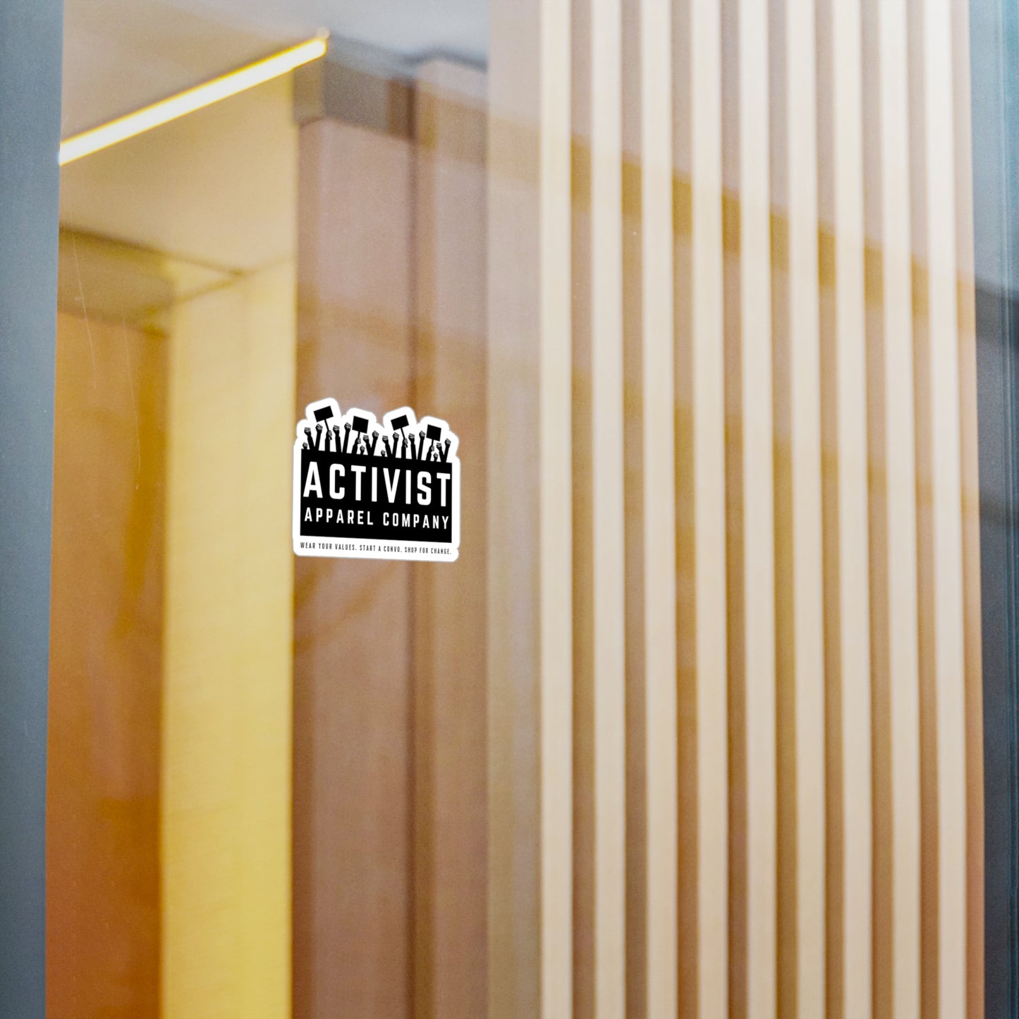Activist Apparel Company Vinyl Decals, Social Justice Stickers, Protest Decor, Empowerment Wall Art, Laptop Stickers