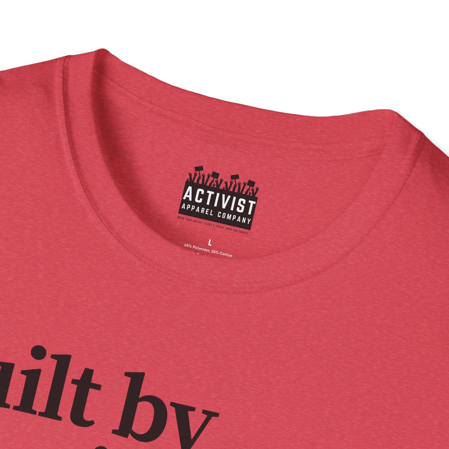 Immigrant Justice: Unisex Jersey Short Sleeve Tee - Built by Immigrants, Inspirational T-Shirt, Casual Wear, Gift for Advocates, Everyday Statement Tee