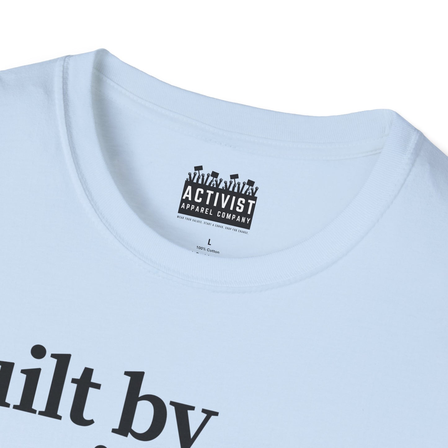 Immigrant Justice: Unisex Jersey Short Sleeve Tee - Built by Immigrants, Inspirational T-Shirt, Casual Wear, Gift for Advocates, Everyday Statement Tee