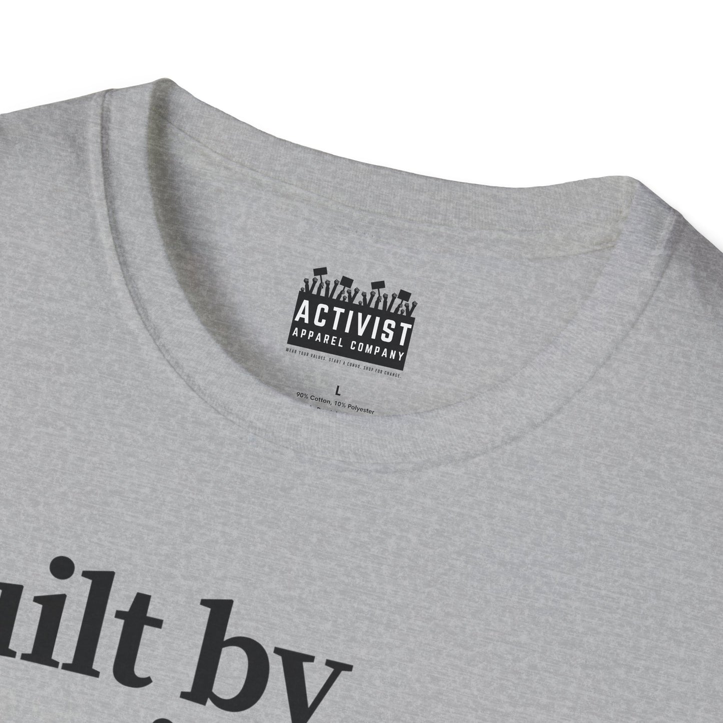 Immigrant Justice: Unisex Jersey Short Sleeve Tee - Built by Immigrants, Inspirational T-Shirt, Casual Wear, Gift for Advocates, Everyday Statement Tee