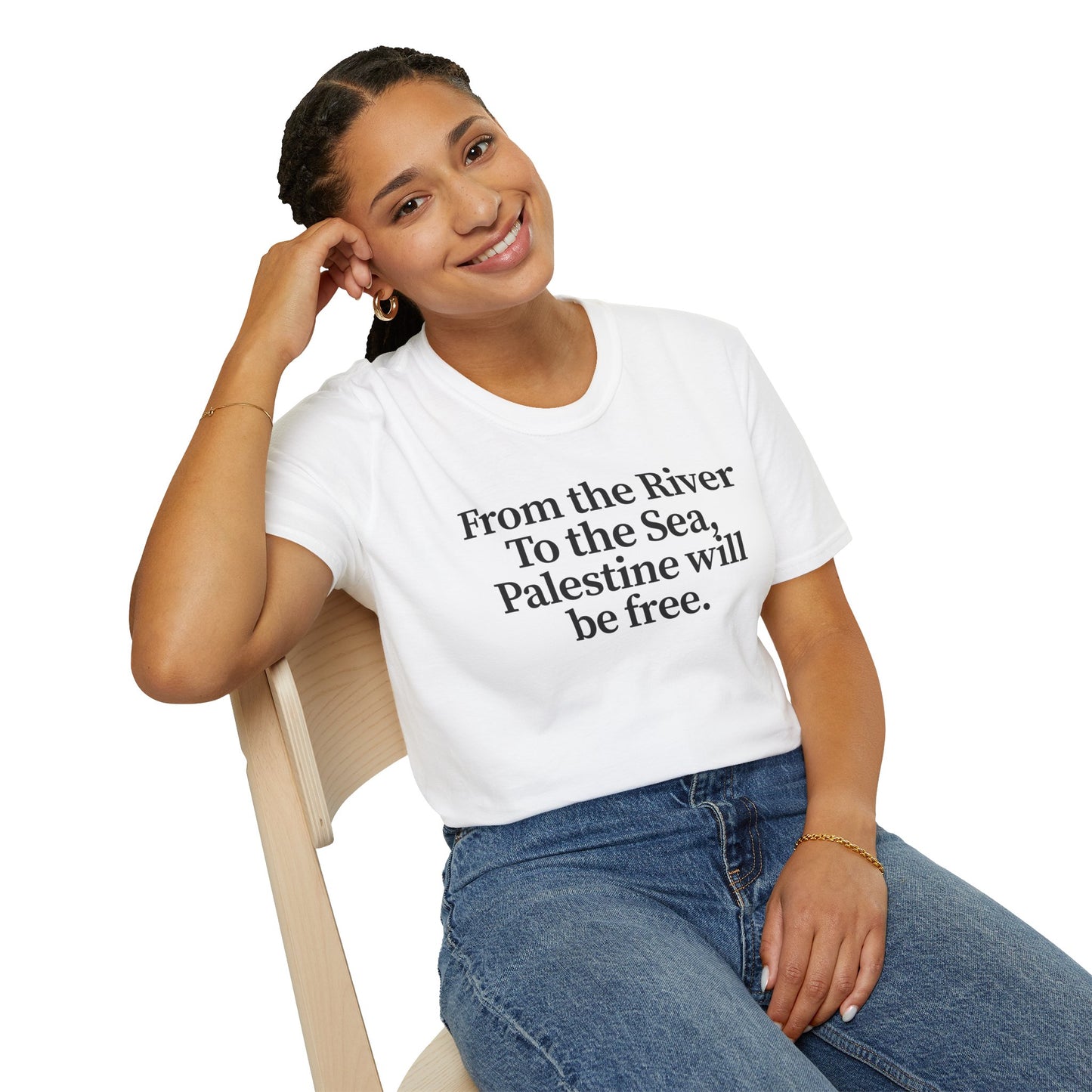 Free Palestine: "From the River to the Sea, Palestine Will Be Free'' Casual Wear, Activist Apparel