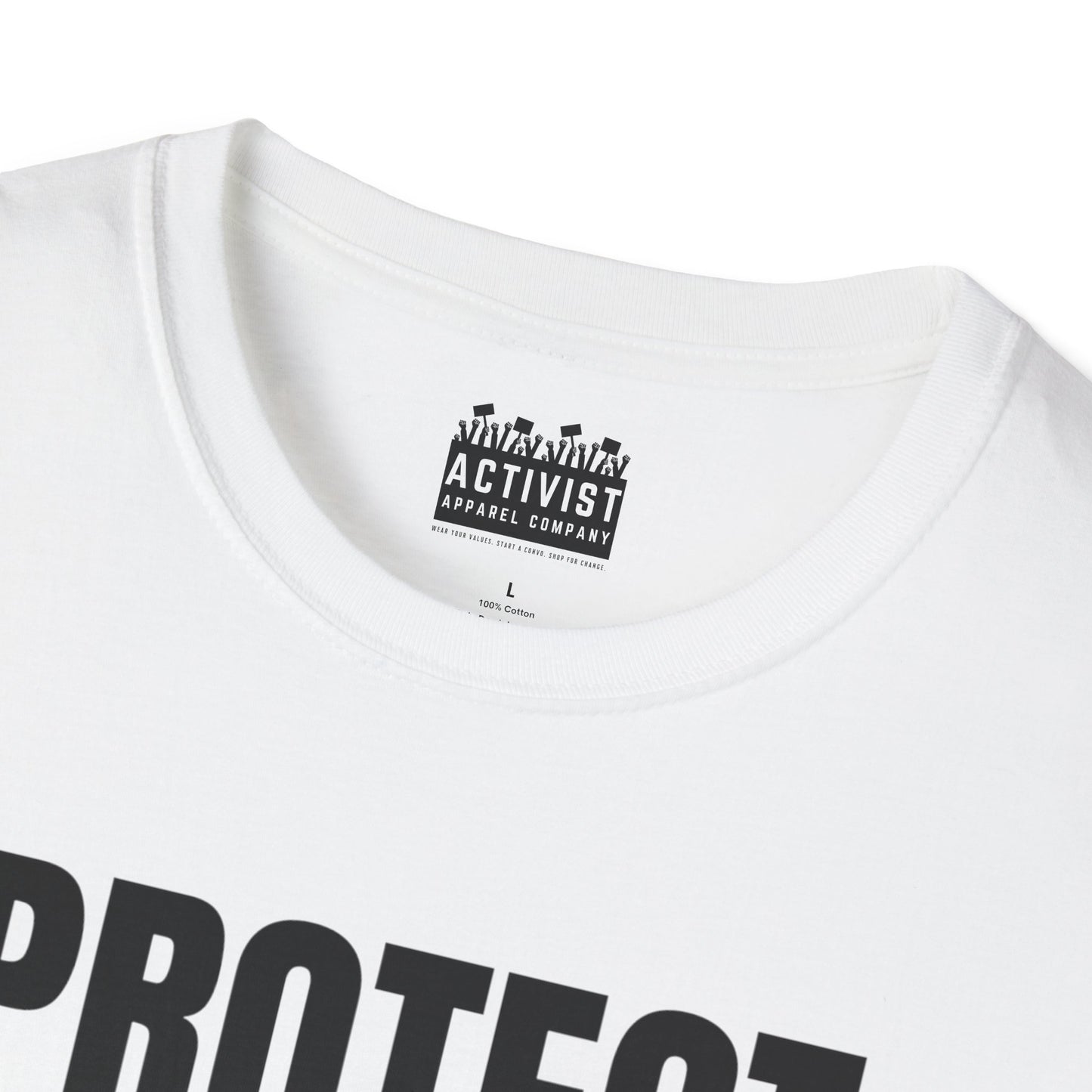 PRIDE: Protect Trans Kids Unisex Softstyle T-Shirt, LGBTQ+ Pride Apparel, Activist Clothing, Gift for Allies, Inclusive Fashion
