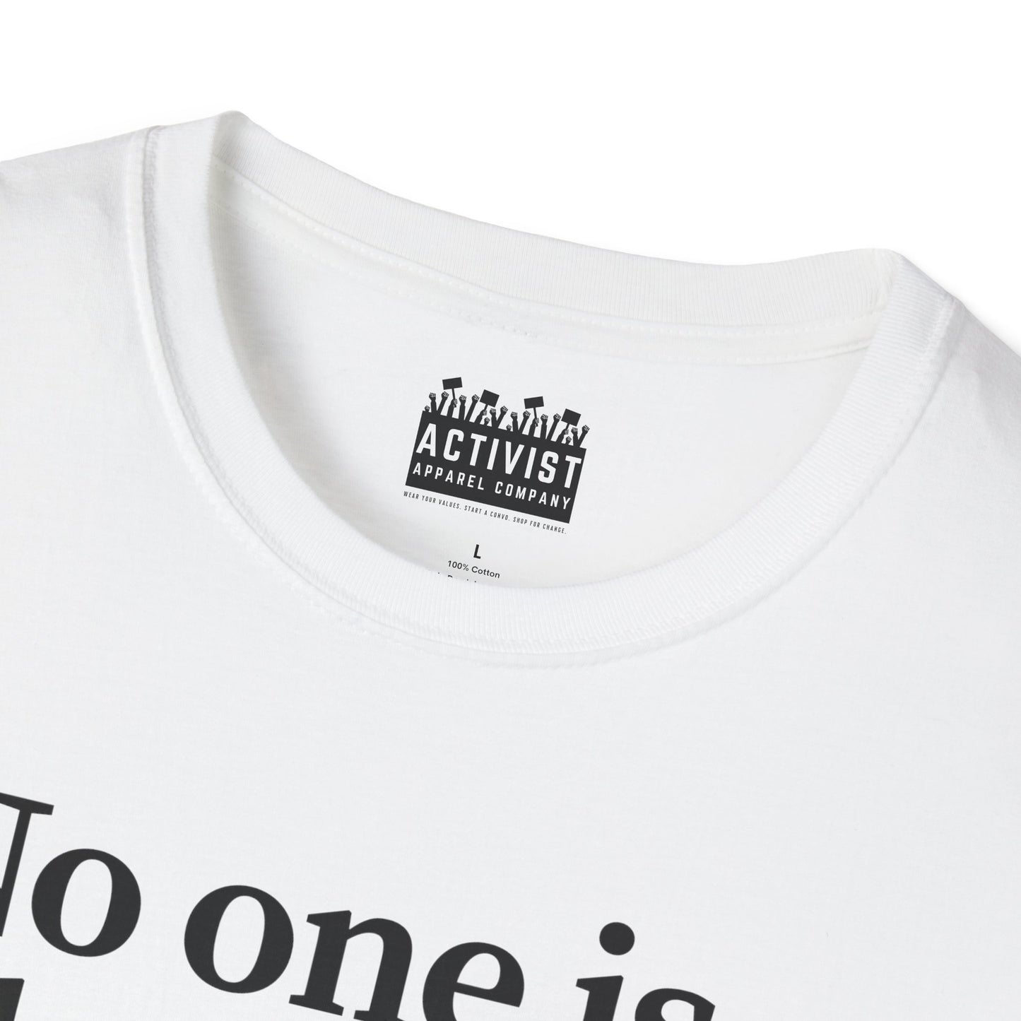 Immigrant Justice: Unisex Jersey Tee - "No One is Illegal on Stolen Land" | Statement Shirt, Activist Apparel, Casual Wear, Gift for Allies, Social [...]
